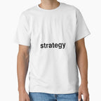Strategic Planning Professional Business Corporate Graphic Tee White