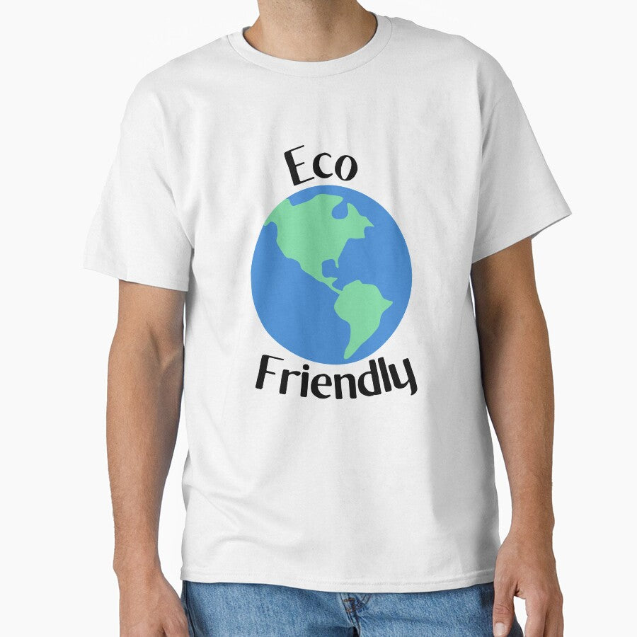 Eco Friendly Planet Conservation Graphic Earth Day T-Shirt White