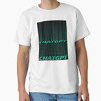ChatGPT OpenAI Tech Tee - Modern Artificial Intelligence Shirt White