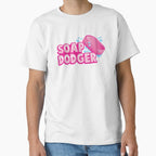 Funny Soap Dodger Graphic Tee Humorous Clean Aesthetic Top White