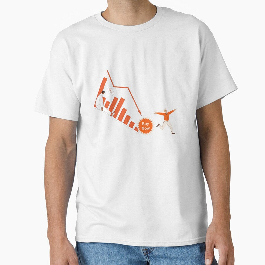 Market Crash Sarcastic Financial Trader Risk Management Shirt White