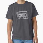 Classic Music Cassette Tape Retro 80s Classic T-Shirt Denim Heather