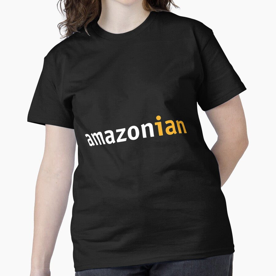 Classic Amazonian Pride T-Shirt - Stylish Casual Everyday Wear Black