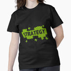 Strategy Puzzle Intellectual Logic Problem Solving Graphic Tee Black