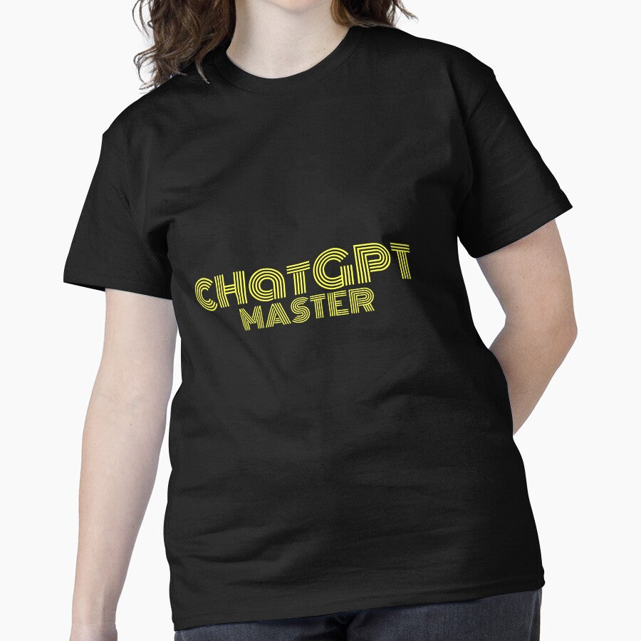 ChatGPT Pro Essential Graphic Design Tee | AI Specialist Apparel Black