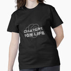 ChatGPT For Life Essential Design Tee | Forever AI User Apparel Black