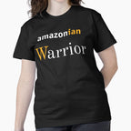 Anime Fan Amazonian Warrior Tee - Proud Boys Manga Graphic Gift Black