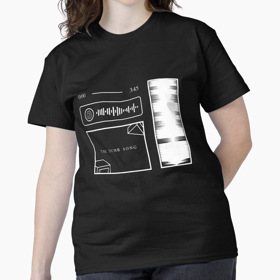 The Dumb Song Audio Graphics Spotify Code Musical Shirt Black