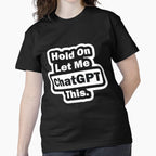 ChatGPT Smart Tech Tee - Innovation Leader Graphic Apparel Black