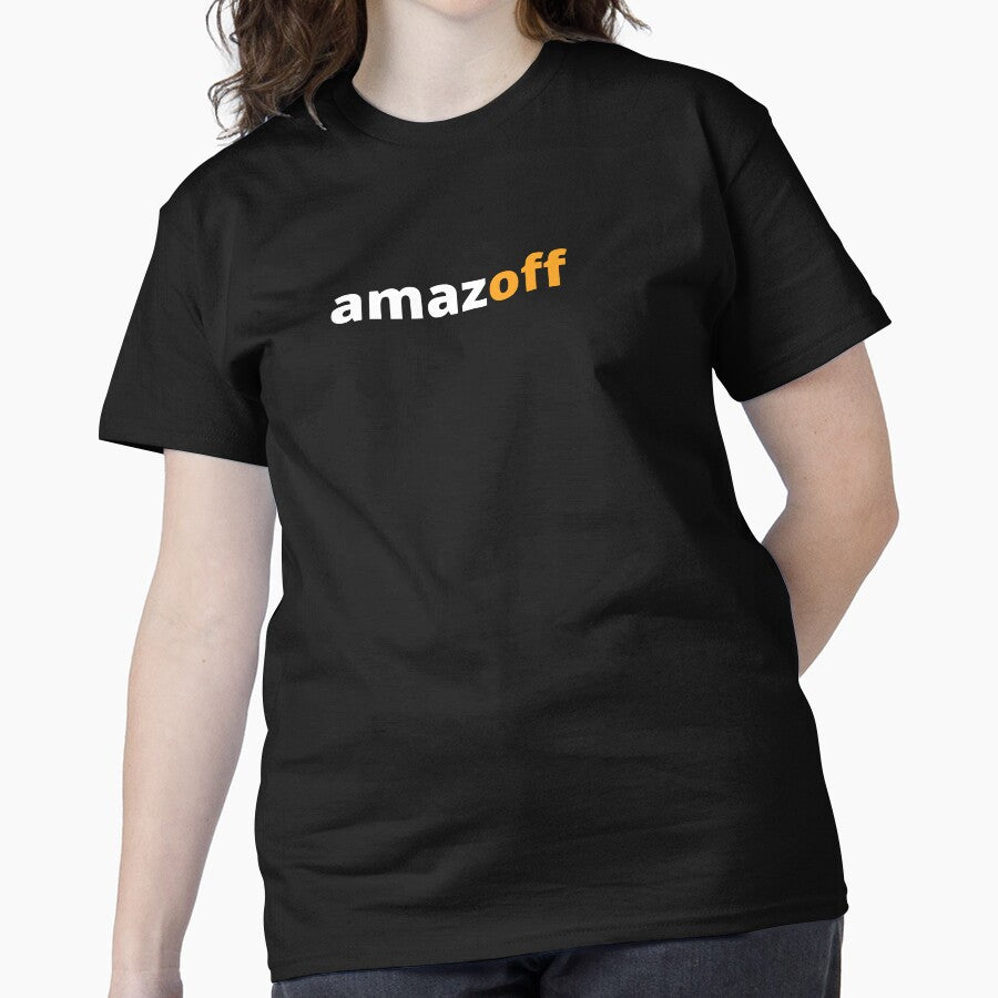 Essential Amazon Employee Tee - Durable Corporate Uniform Shirt Black