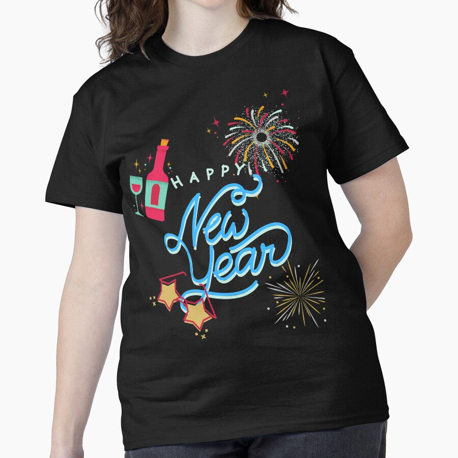 Happy New Year To All Shirt – Friendly Holiday Celebration Black