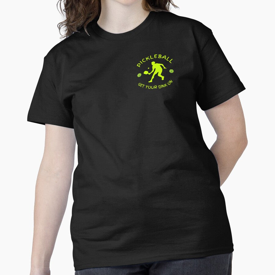 Get Your Dink On Pickleball Tee Funny Pickleball Enthusiast Shirt Black