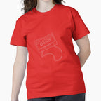 Cassette Illustration Detailed Hand Drawn Classic T-Shirt Red