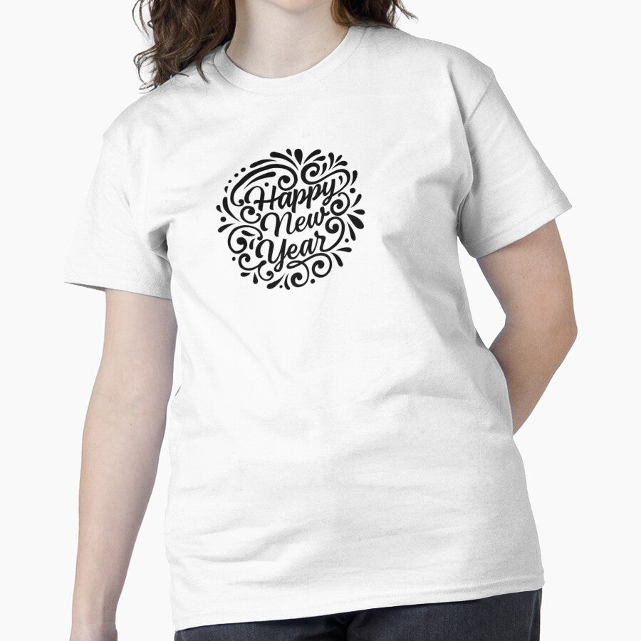 Happy New Year Cheers Shirt – Classic Holiday Spirit Clothing White