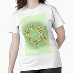 Iced Matcha Vibes Aesthetic Poster Tee Fresh Green Tea Design White