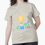 Entrepreneur Collection Inspire Empower Business Leadership Tee Creme