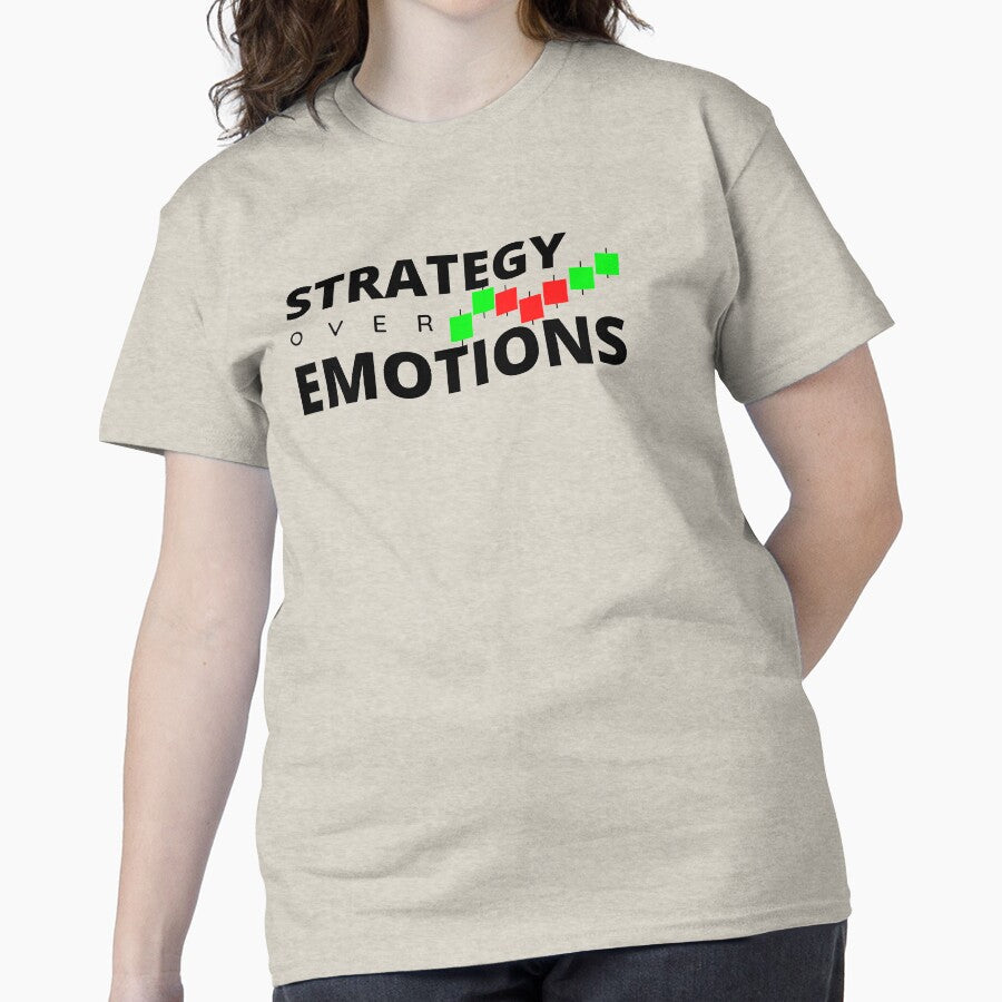 Stock Market Strategy Over Emotions Financial Mantra Shirt Creme