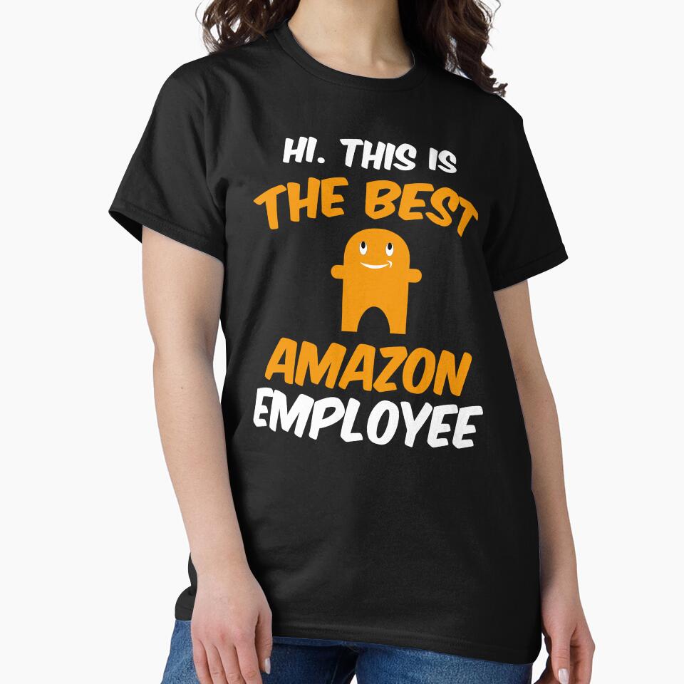 Funny Amazon Peccy Employee Tee - Mascot Inspired Graphic Top Black
