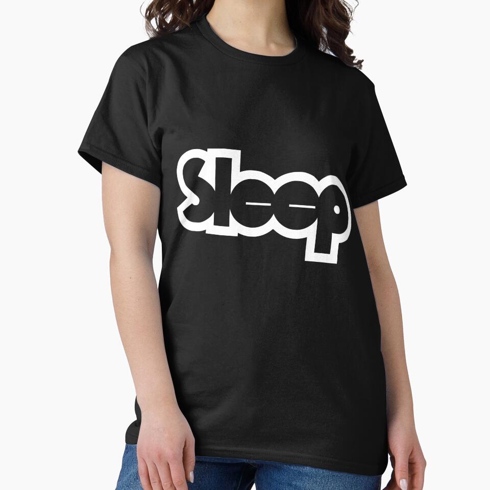 Sleep Band HD Logo Doom Metal Heavy Classic T-Shirt Black