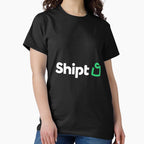 Shipt Logo Delivery Service Classic T-Shirt | Professional Worker Tee Black