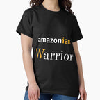 Elite Amazonian Warrior T-Shirt - Strong Female Fighter Apparel Black