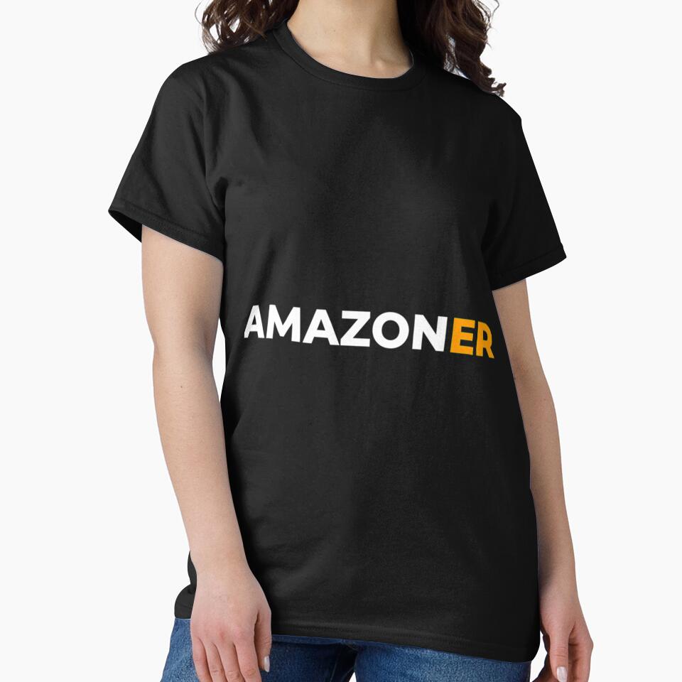 Premium Amazoner Daily Tee - Soft Casual Streetwear T-Shirt Black