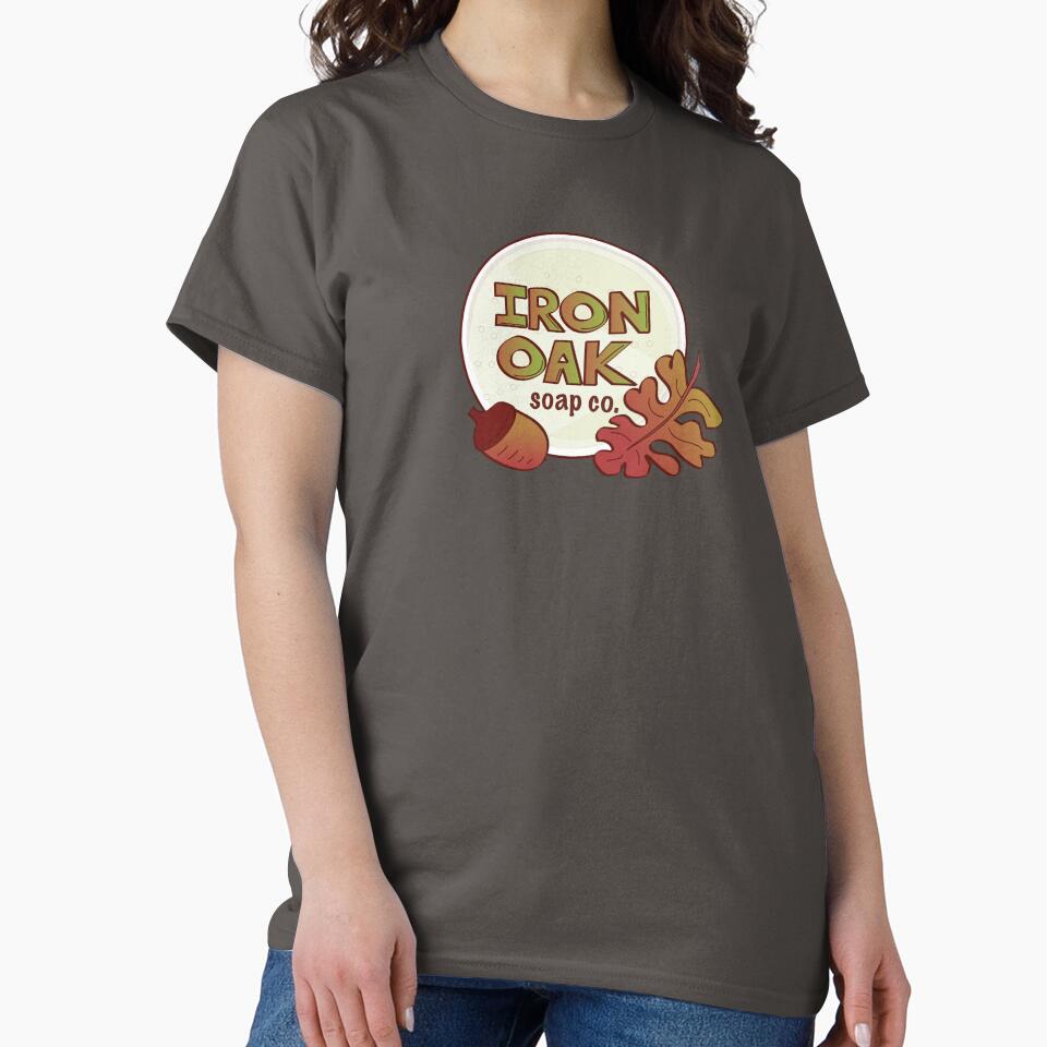 Iron Oak Soap Co Company Brand Merch Classic T-Shirt Dark Grey