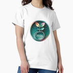 Ecology 2026 Circular Badge Eco Friendly Design Classic T-Shirt White