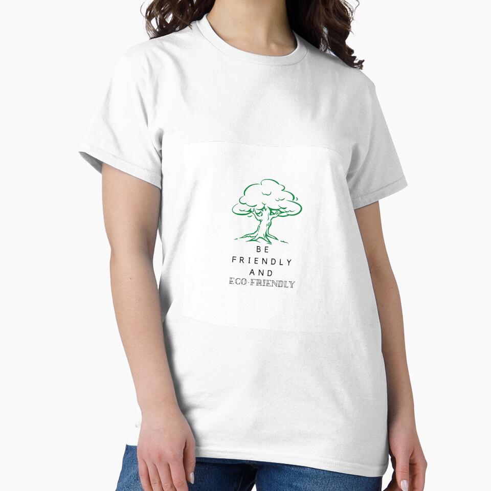 Premium Eco-Friendly Essentials Soft Organic Cotton T-Shirt White